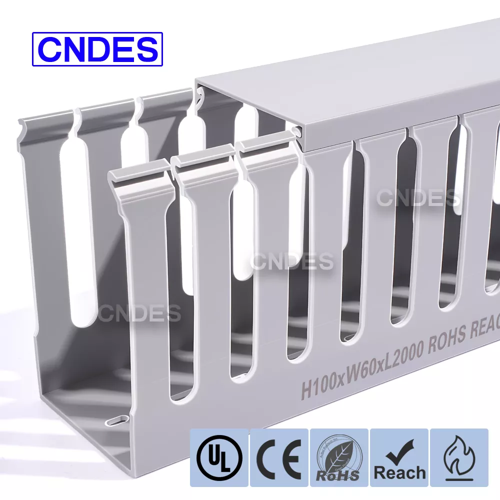 100 × 60 PVC kanalas, skirtas elektros plokštėms