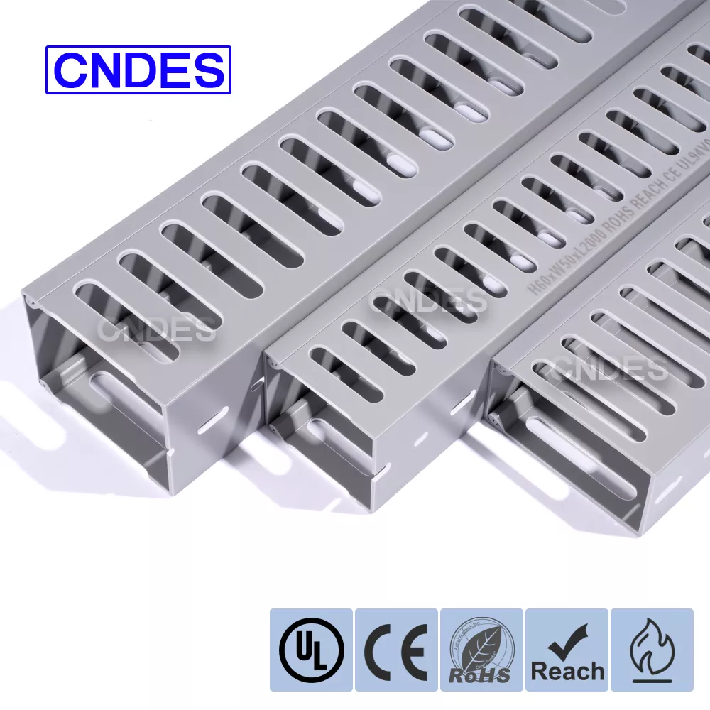 PVC uždaro lizdo laidų kanalas